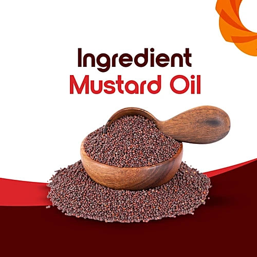 Fortune Premium Kachi Ghani Pure Mustard Oil, 1 L Pouch