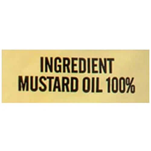 Engine Kacchi Ghani Mustard Oil, 1 L Pouch