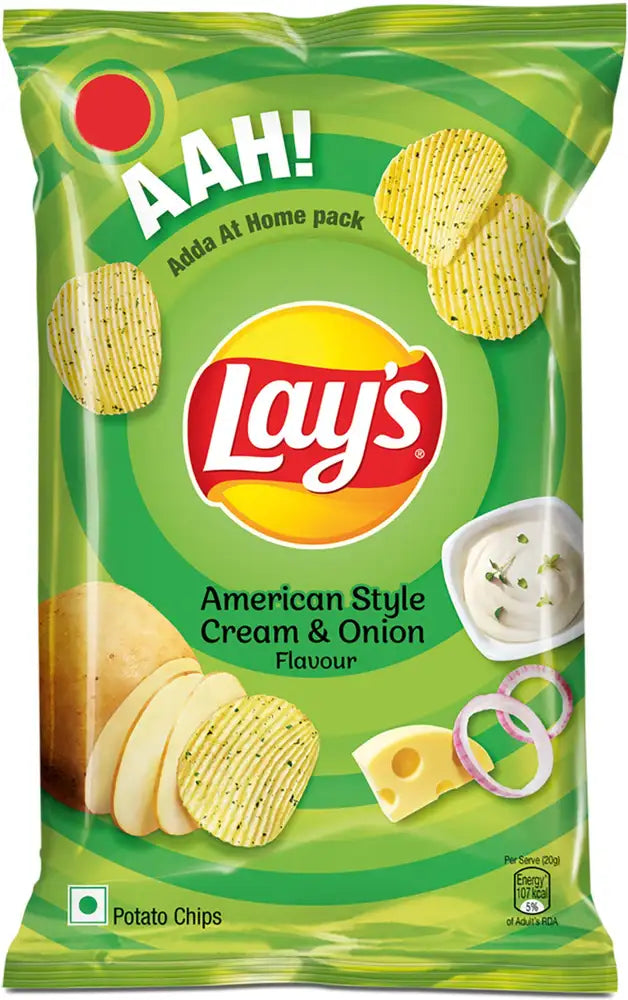 Lays american style cream onion chips