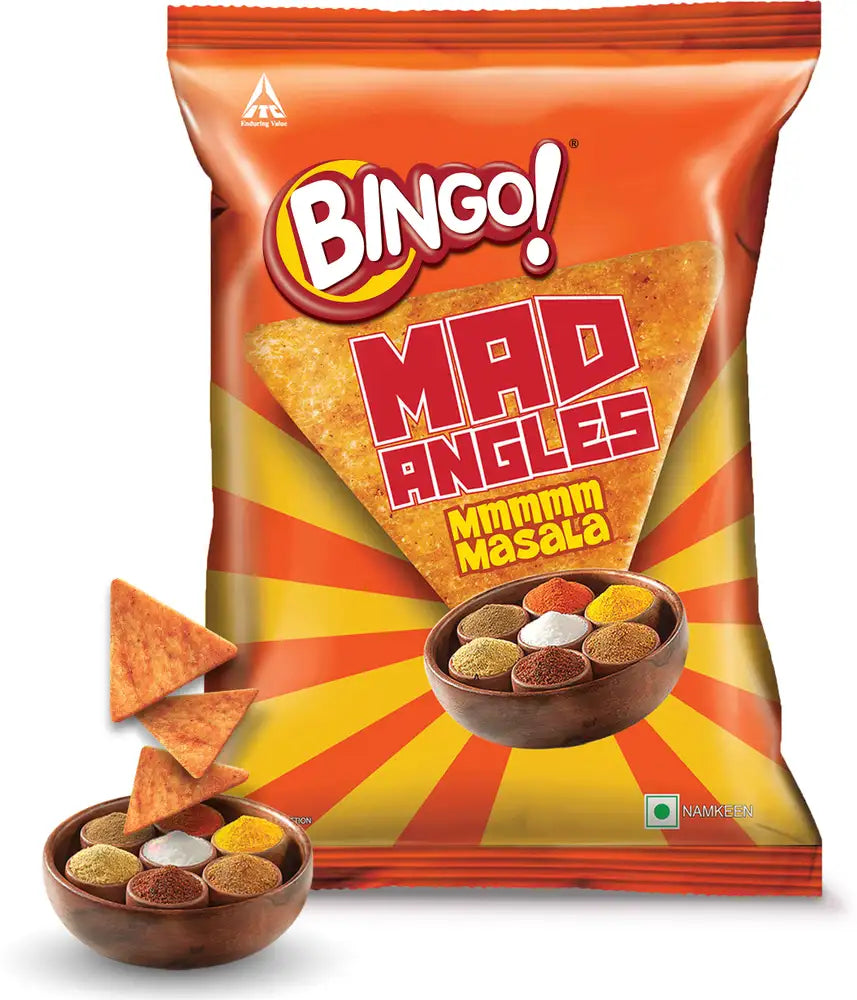 Bingo Mad Angles Masala Madness Crisps