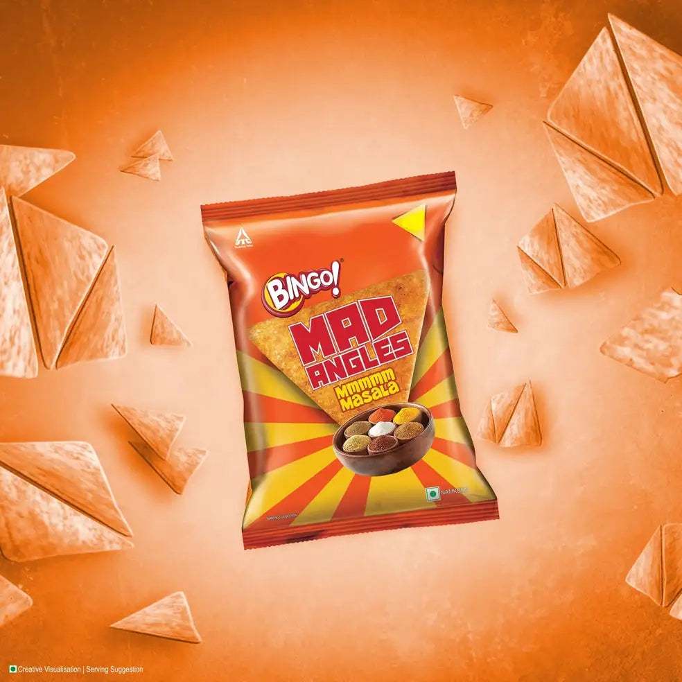 Bingo Mad Angles Masala Madness Crisps