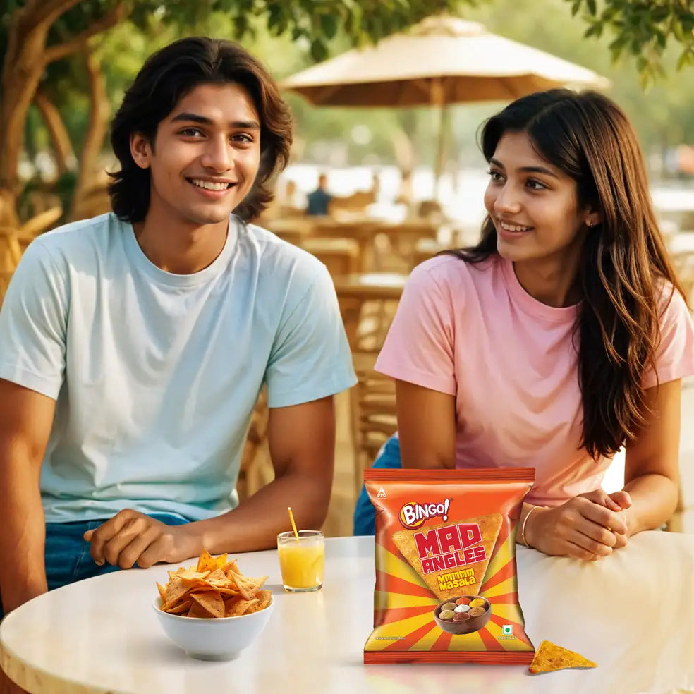 Bingo Mad Angles Masala Madness Crisps