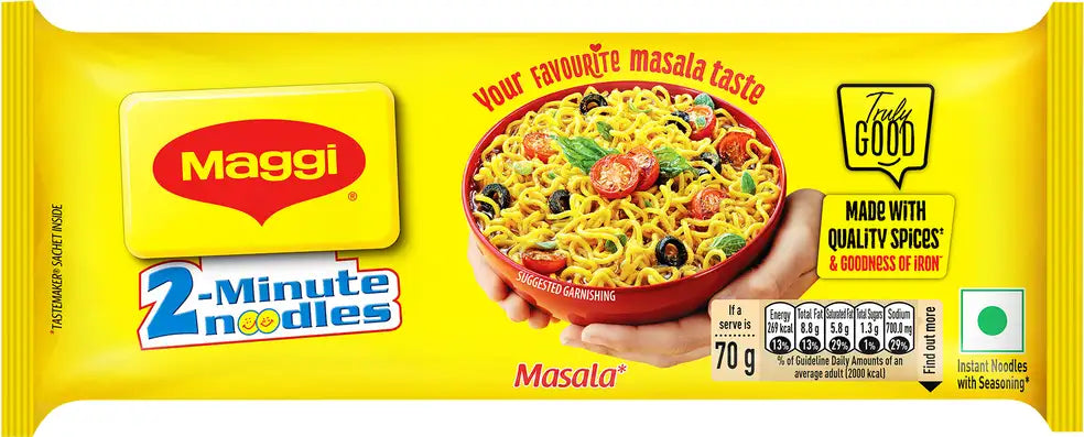 Maggi Masala - 2 Minutes Instant Noodles Made With Quality Spices