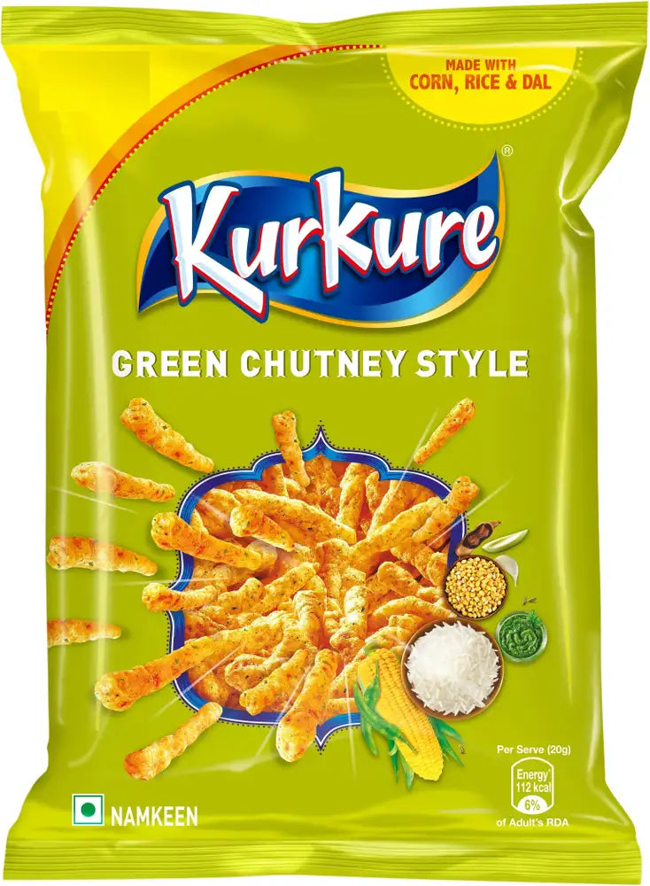kurkure green chutney crisps chips