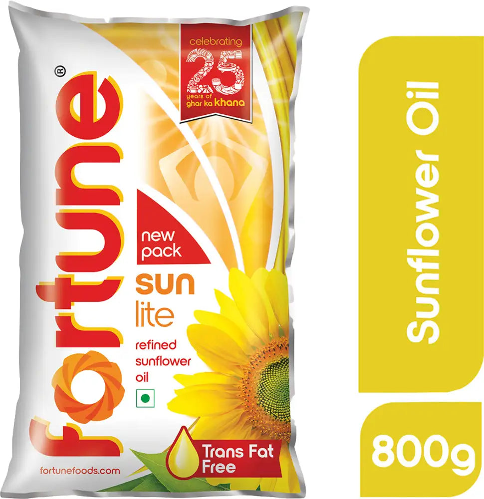 Fortune Sunlite Refined Sunflower Oil (800 g)
